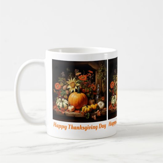 Le Citrouille de Thanksgiving Mug (Gauche)