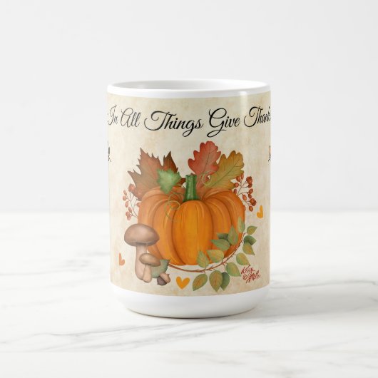 Le Citrouille de Thanksgiving Mug (Centre)