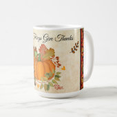 Le Citrouille de Thanksgiving Mug (Devant droit)