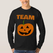 LE CITROUILLE D'ÉQUIPE HALLOWEEN T-SHIRTS (Devant)