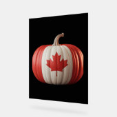 Le Citrouille du drapeau canadien Maple Leaf remer (Angle)