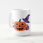 Le Citrouille sourit Mug (Devant gauche)