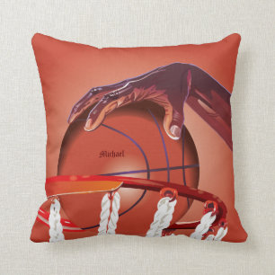 Le claquement de basket-ball trempent le coussin