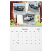 Le classique monte le calendrier de voiture (Feb 2026)