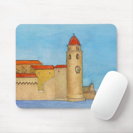 Le Clocher de Collioure Muismat (Met muis)