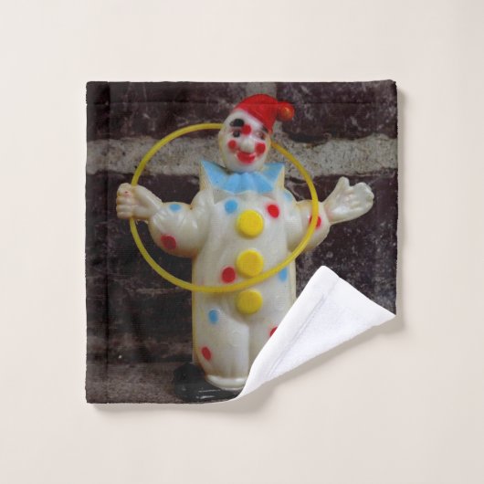 Le clown (Gant de toilette)