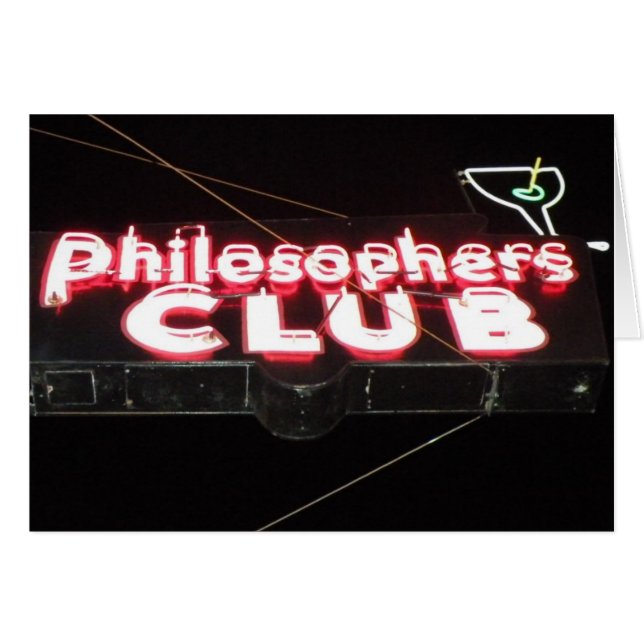 Le club du philosophe (Devant Horizontal)