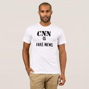 Le CNN est FAUX T-shirt de NOUVELLES