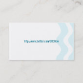 Le code de QR me suivent modèle de carte de visite (Dos)