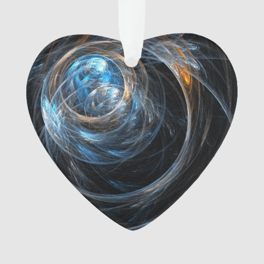 Le coeur acrylique de l'art Abstrait dans le monde (devant)