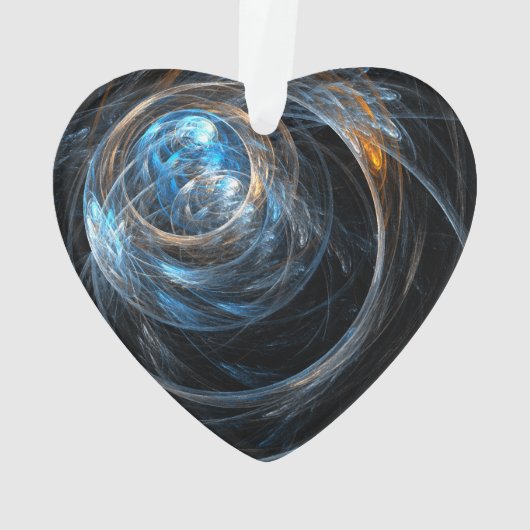 Le coeur acrylique de l'art Abstrait dans le monde (dos)