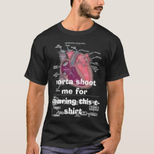 le coeur, aorte me tirent pour utiliser ce T-shirt