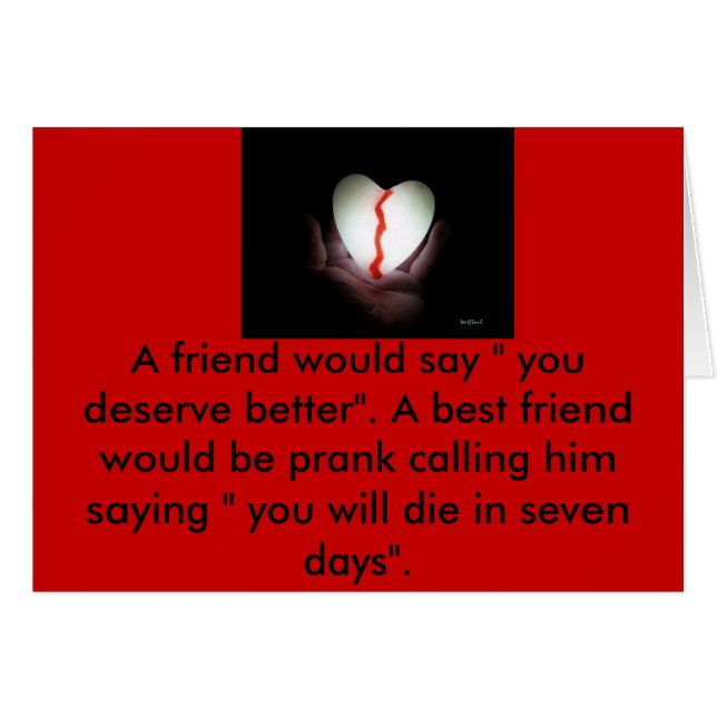 Le coeur brisé (Devant horizontal)