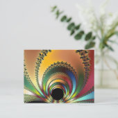 Le coeur - Carte postale fractale (Debout devant)