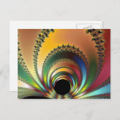 Le coeur - Carte postale fractale (Devant / Derrière)