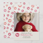 Le coeur de la mienne Photo Carte Saint Valentin (Devant / Derrière)