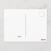 le coeur de l'oubli-moi-pas - carte postale (Dos)