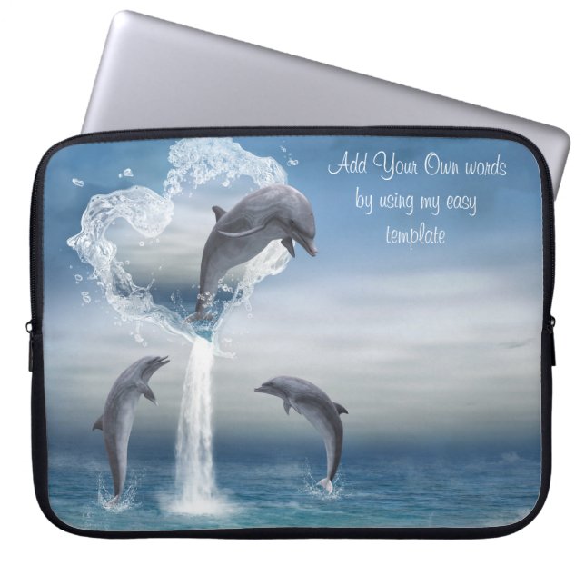 Le coeur du sac électronique Dolphins (Devant)