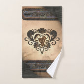Le coeur du steampunk (Serviette à main)