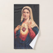 Le Cœur immaculé de Marie (Serviette à main)