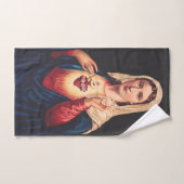 Le Cœur immaculé de Marie (Serviette à main)