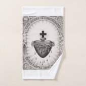 Le Coeur le plus sacré de Jésus-Christ (Serviette à main)