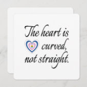 Le Coeur N'Est Pas Une Carte Droite (Devant / Derrière)