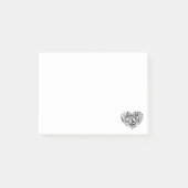 Le Coeur Noir Post-it® Notes (Voorkant)