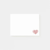 Le Coeur Rouge Post-it® Notes (Voorkant)