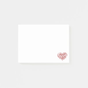 Le Coeur Rouge Post-it® Notes