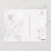 Le coeur se développe carte postale (Dos)