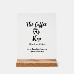 Le coffee shop et le site web social media busines
