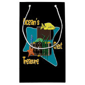 Le coffre au trésor de l'océan petit sac cadeau (Dos)