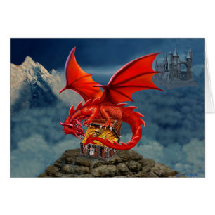 Le coffre au trésor du dragon rouge volant