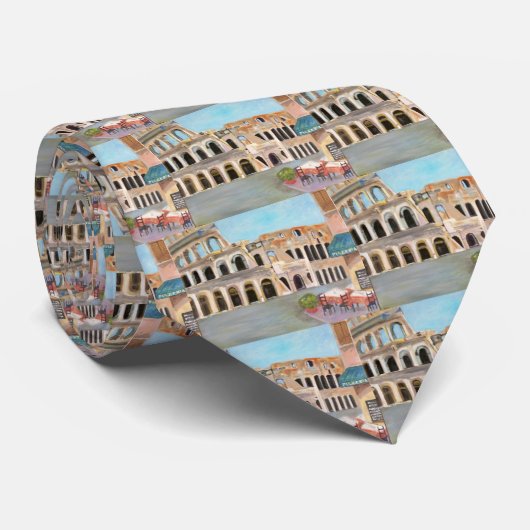 Le Colisé à Rome - cravate (Roulé)