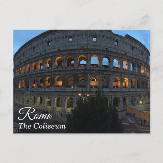 Le Colisée, Rome, Italie au Crépuscule - Carte pos (Devant)