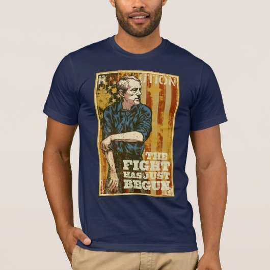 Le combat de Ron Paul a juste commencé le T-shirt (Devant)