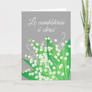 Le Comhbhrón ó chroí Sympathy in Gaelic Botanical Kaart