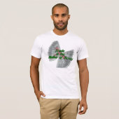 Le commerce est la mère du T-shirt d'argent (Devant entier)