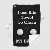 Le compagnon de golf parfait : Serviettes personna (En situation)