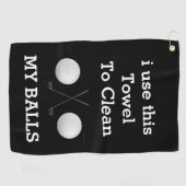 Le compagnon de golf parfait : Serviettes personna (Horizontal)