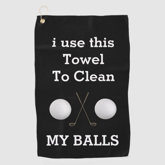 Le compagnon de golf parfait : Serviettes personna (Devant)