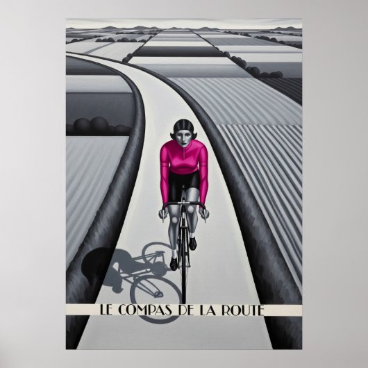 LE COMPAS DE LA ROUTE (Het Kompas van de Weg) Poster (Voorkant)