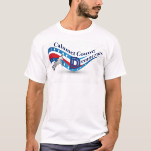 Le comté de Calumet Démocrate - le T-shirt des
