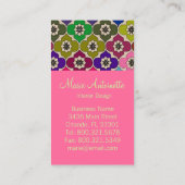 Le concepteur ~ Carte de visite (Dos)