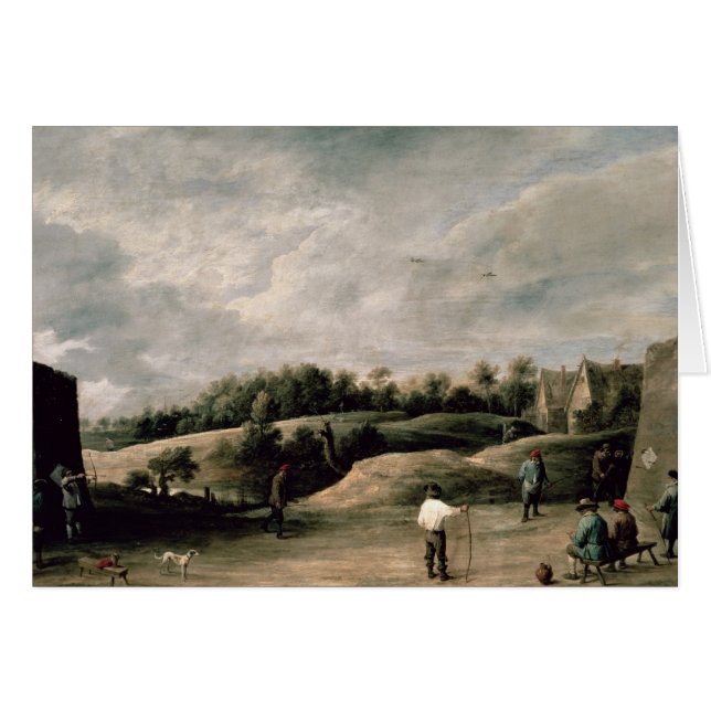 Le concours de tir à l'arc (Devant horizontal)