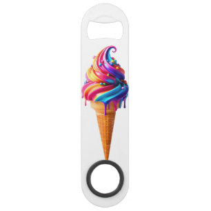 Le cône de glace classique vibrant de SlipperyJoe'