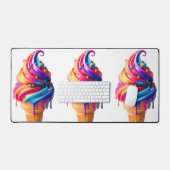 Le cône de glace classique vibrant de SlipperyJoe' (Clavier et souris)