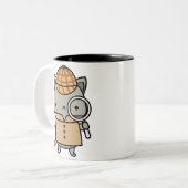 Le Confortable club de livres de Purrlock Mug (Devant gauche)