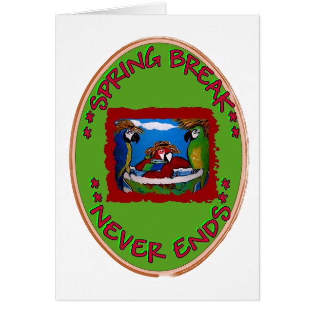 Le congé de printemps ne se termine jamais (Devant)